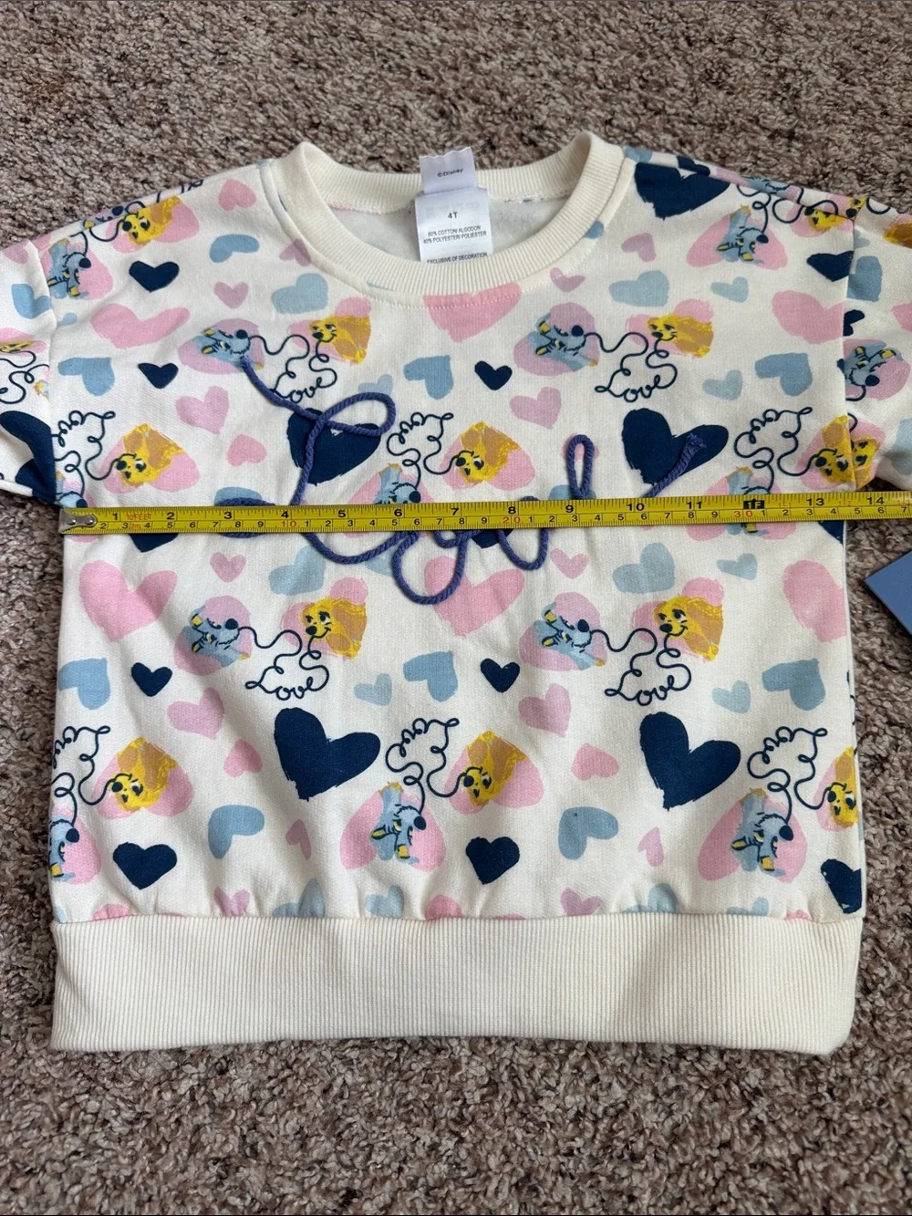 NWT DISNEY LADY AND THE TRAMP TWO PIECE FLEECE LINED SET